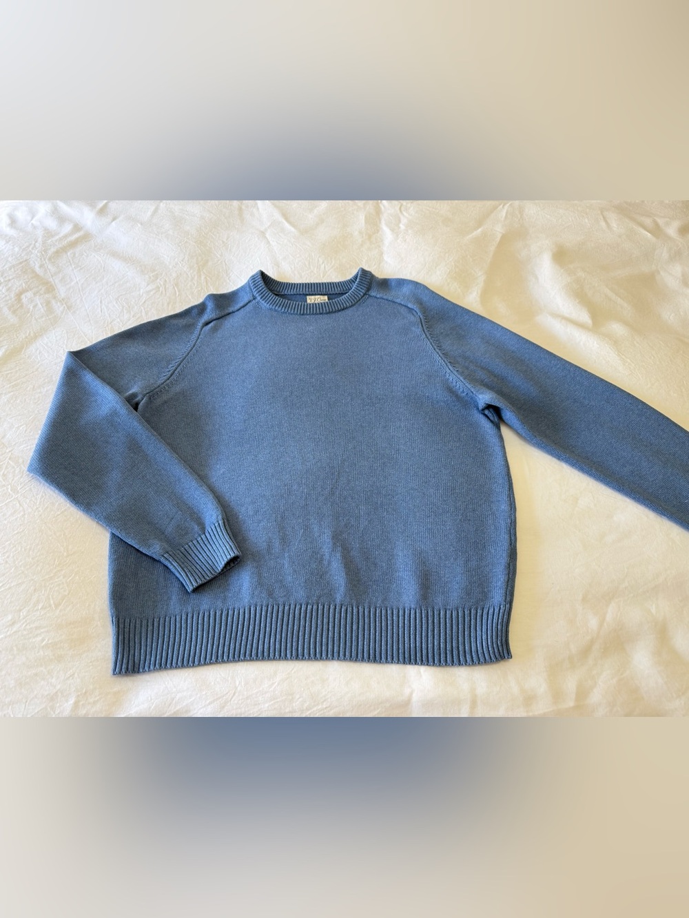 J. Crew | Men’s XL | Blue Knit Sweater Cotton Long Sleeve Crew Neck | EUC